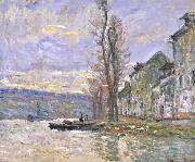 Claude Monet River at Lavacourt France oil painting artist